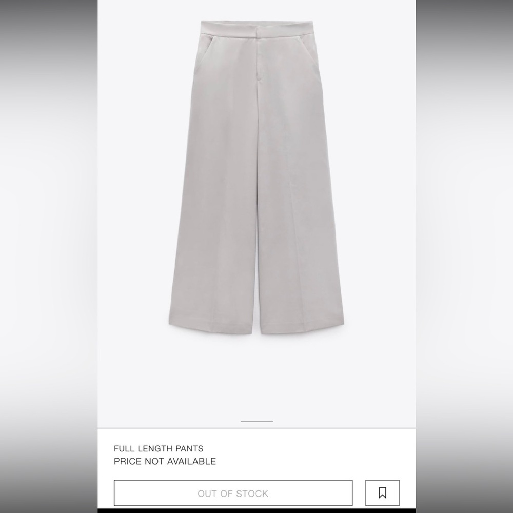 Zara Light Gray Trousers